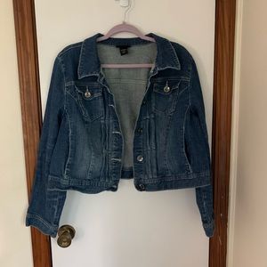 Lane Bryant Cropped Denim Jacket